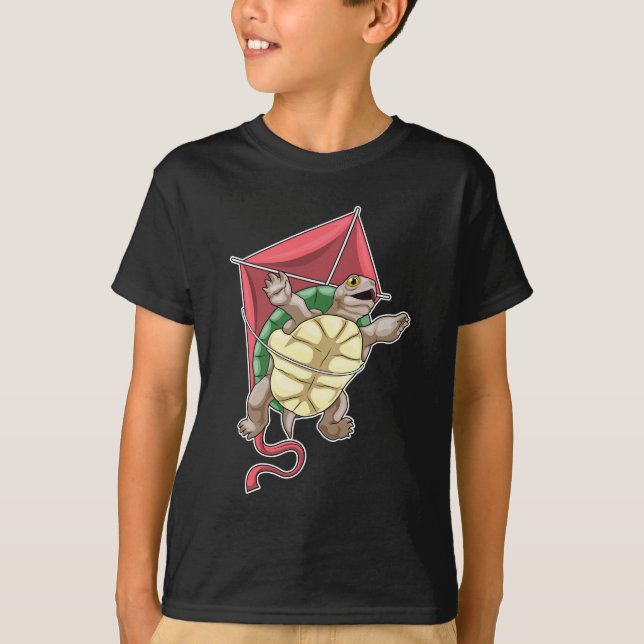 Turtle Hang Gleitschirm Kite T-Shirt (Vorderseite)