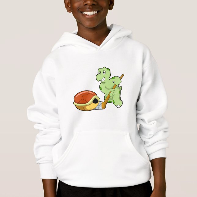 Turtle Ice Hockey Ice Hockey-Stab Hoodie (Vorderseite)