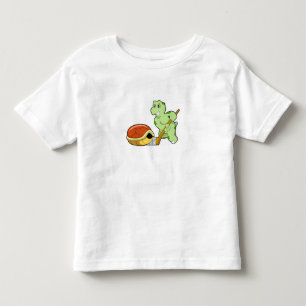 Turtle Ice Hockey Ice Hockey-Stab Kleinkind T-shirt