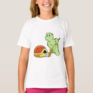 Turtle Ice Hockey Ice Hockey-Stab T-Shirt
