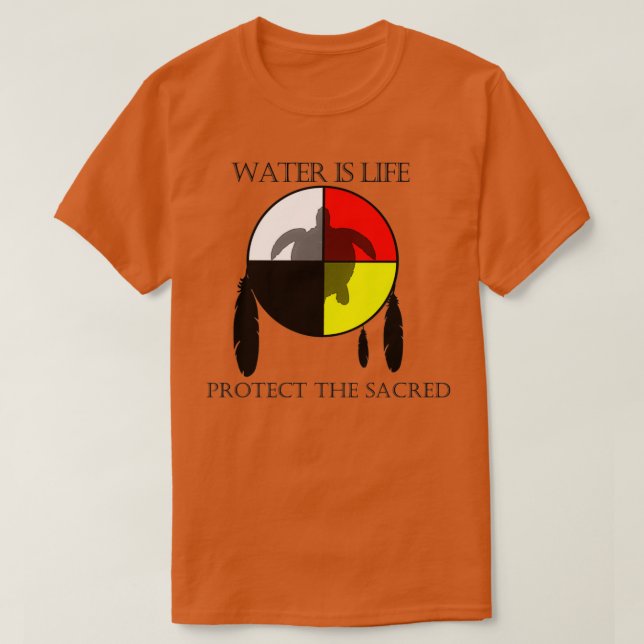 Turtle Island Medicine Wheel T-Shirt (Design vorne)