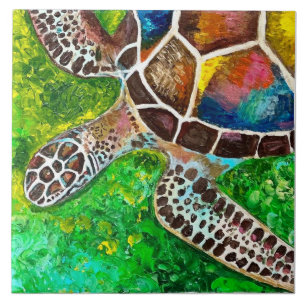 Turtle-Keramik Fliese