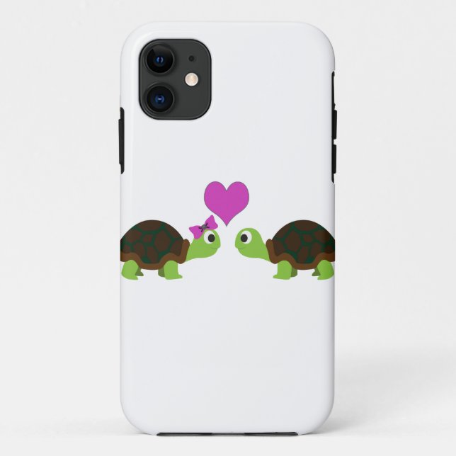 Turtle-Liebe Case-Mate iPhone Hülle (Rückseite)