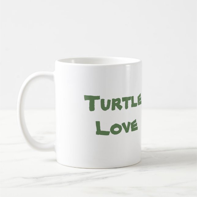 Turtle-Liebe Kaffeetasse (Links)