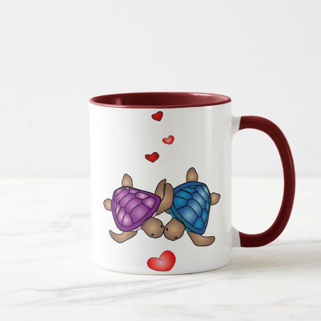 Turtle Liebe Tasse (Rechts)