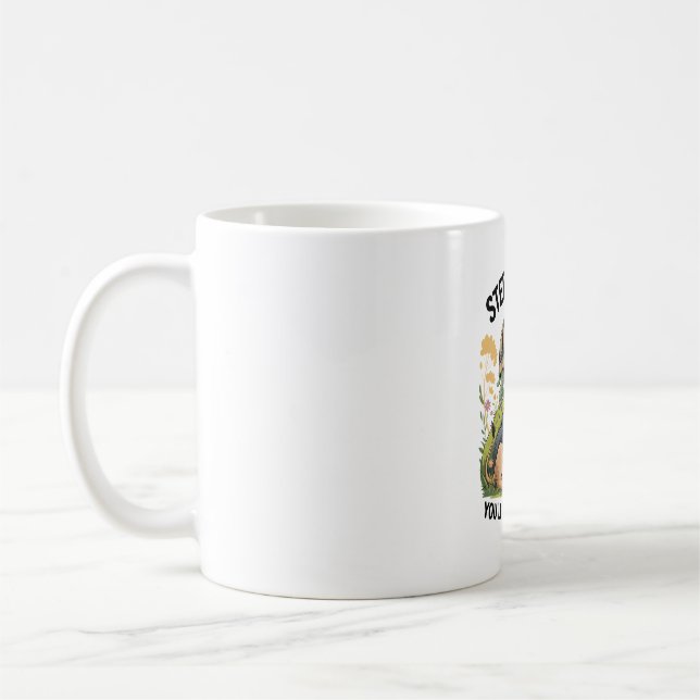 Turtle Lion Funny Kaffeetasse (Links)