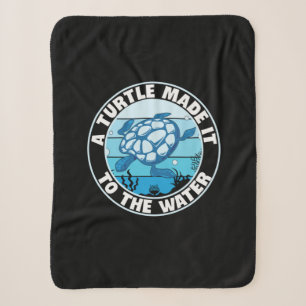 Turtle Lover Eine Schildkröte hat sie gemacht Sherpadecke