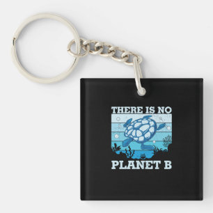 Turtle Lover Es gibt keinen Planeten B Schlüsselanhänger