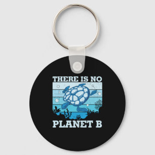 Turtle Lover   Es gibt keinen Planeten B Schlüsselanhänger