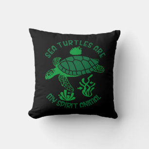 Turtle Lover   Meeresschildkröten sind mein Geist Kissen