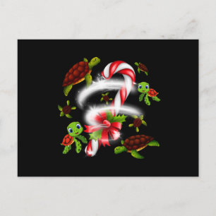 Turtle Lover Nur ein Mädchen, das die Schildkröt Postkarte