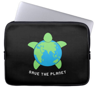 Turtle Lover Save The Turtle Planet Laptopschutzhülle