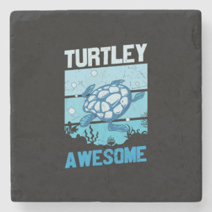 Turtle Lover   Schildkrötenliebhaber Steinuntersetzer