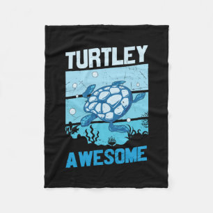 Turtle Lover   Turtley Phantastisch Fleecedecke