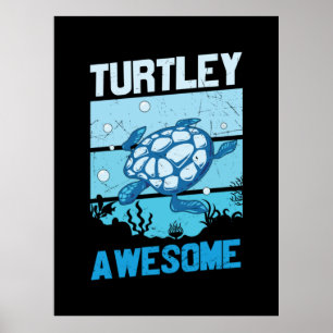Turtle Lover Turtley Phantastisch Poster