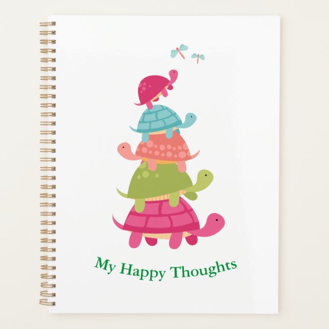 Turtle Lovers Delight Notebook Planer (Vorderseite)