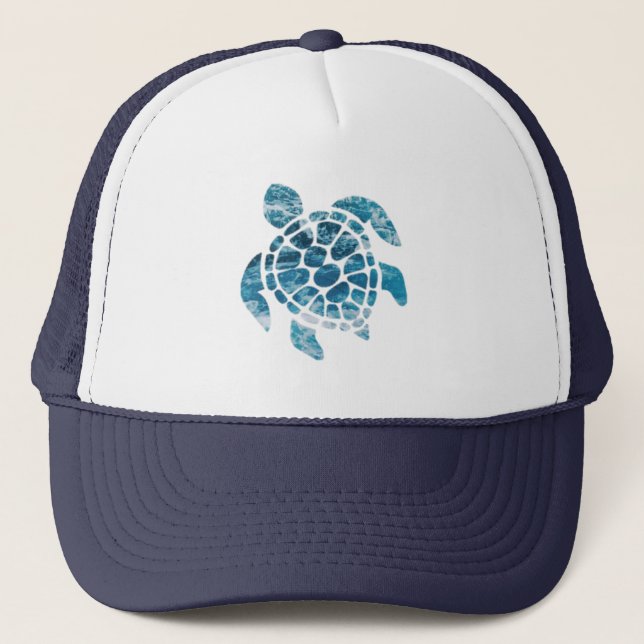 Turtle Lovers, Save The Turtle ,Sea Turtle Truckerkappe (Vorderseite)