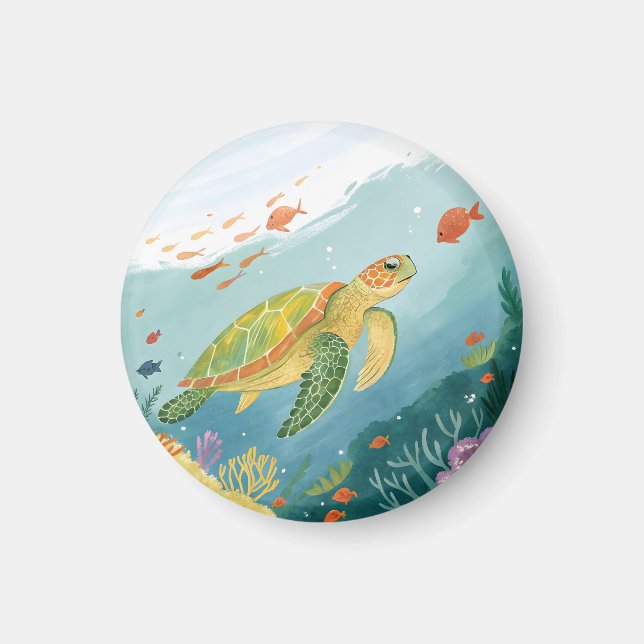 Turtle malen magnet (Vorne)