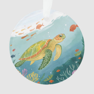 Turtle malen ornament