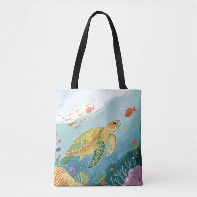 Turtle malen tasche (Vorderseite)