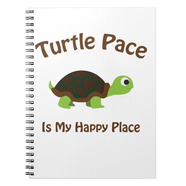 Turtle Pace Notizblock (Vorderseite)