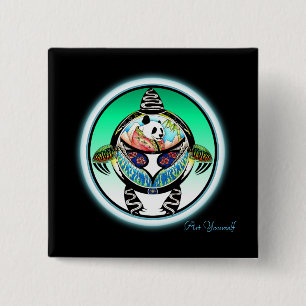 Turtle Panda Button