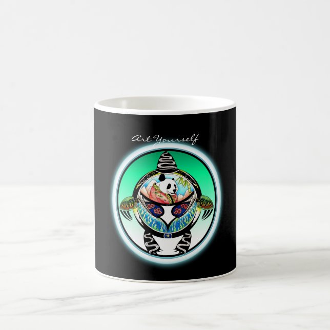 Turtle Panda Kaffeetasse (Mittel)
