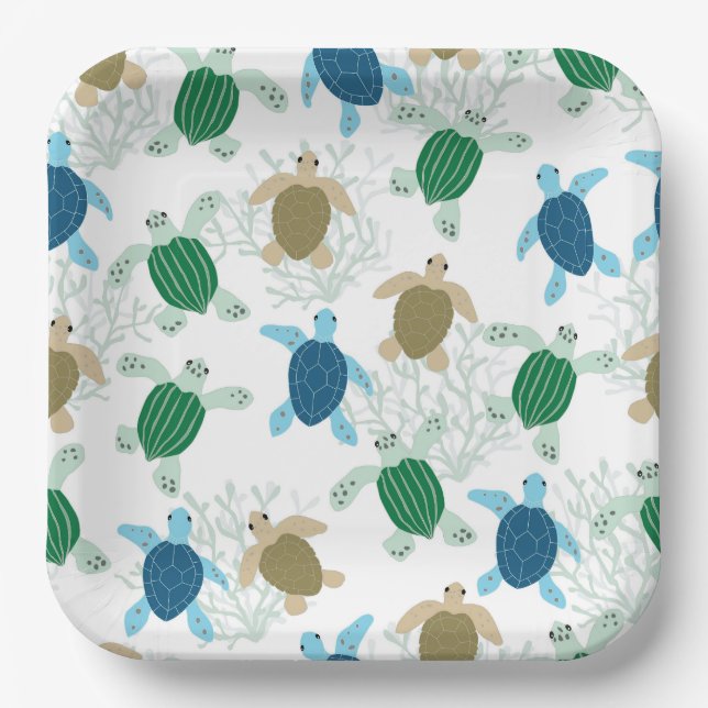 Turtle  pappteller (Vorderseite)