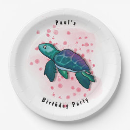 Turtle-Party Pappteller