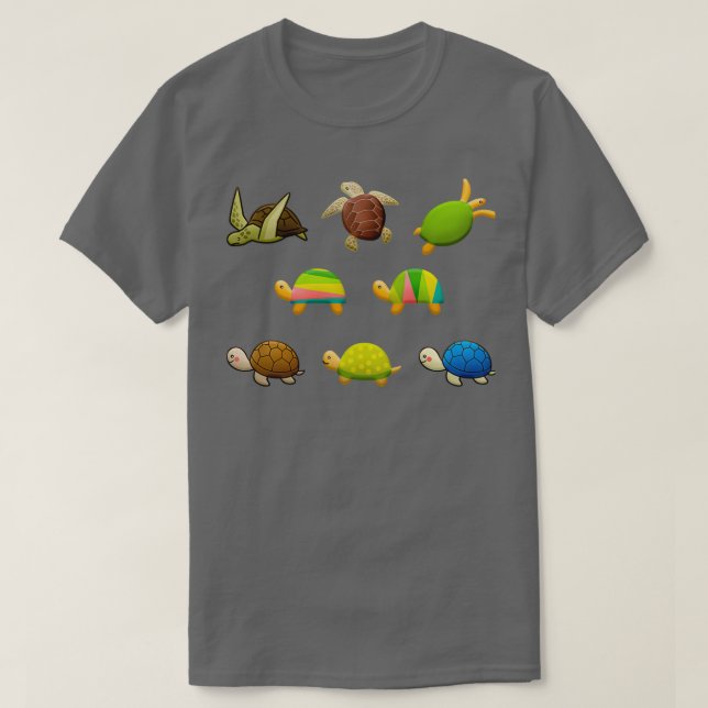 Turtle Pattern T-Shirt (Design vorne)