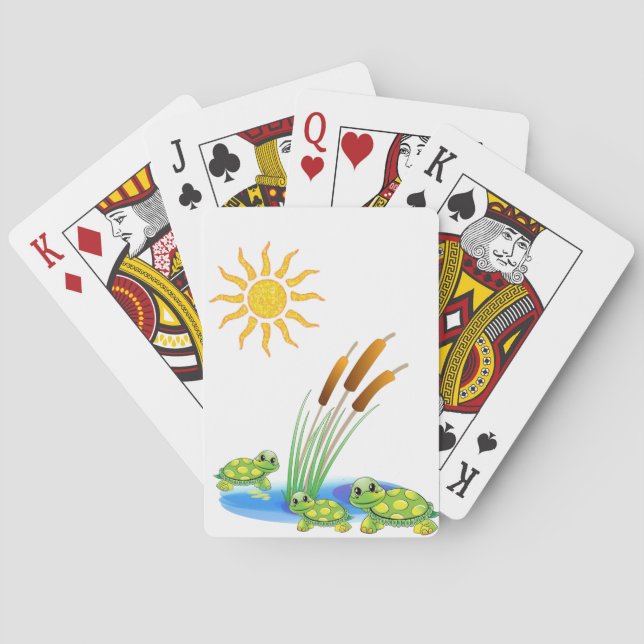 Turtle Playing Card Deck Spielkarten (Rückseite)
