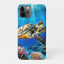 Turtle Reef Glow Design Case-Mate iPhone Hülle