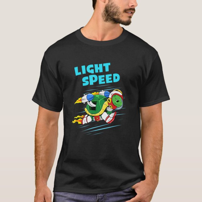Turtle Reptil Jetpack Tortoise T-Shirt (Vorderseite)