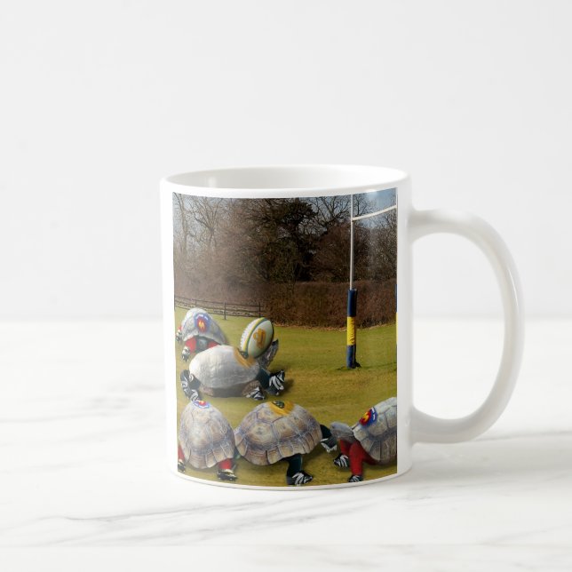 Turtle Rugby Kaffeetasse (Rechts)