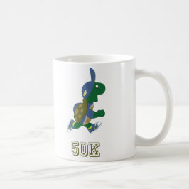Turtle Runner 50K - blau Kaffeetasse