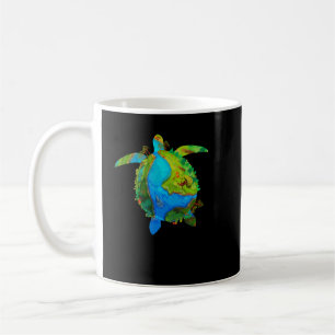 Turtle Sea Turtle Planet April 22 Earth Day Rett T Kaffeetasse