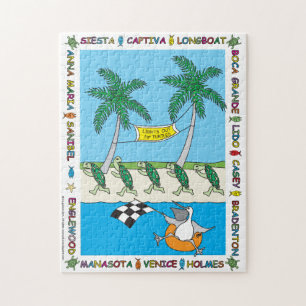 Turtle Season 11X14 Puzzle