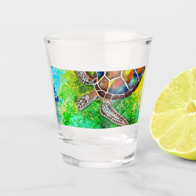 Turtle Shot Glass Schnapsglas (Vorderseite)