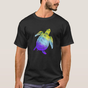 Turtle-Sonnenbrille Nicht binäre Flagge LGBT, nich T-Shirt