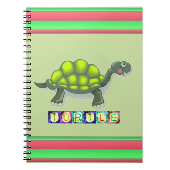 Turtle Spiral Notebook Notizblock (Vorderseite)