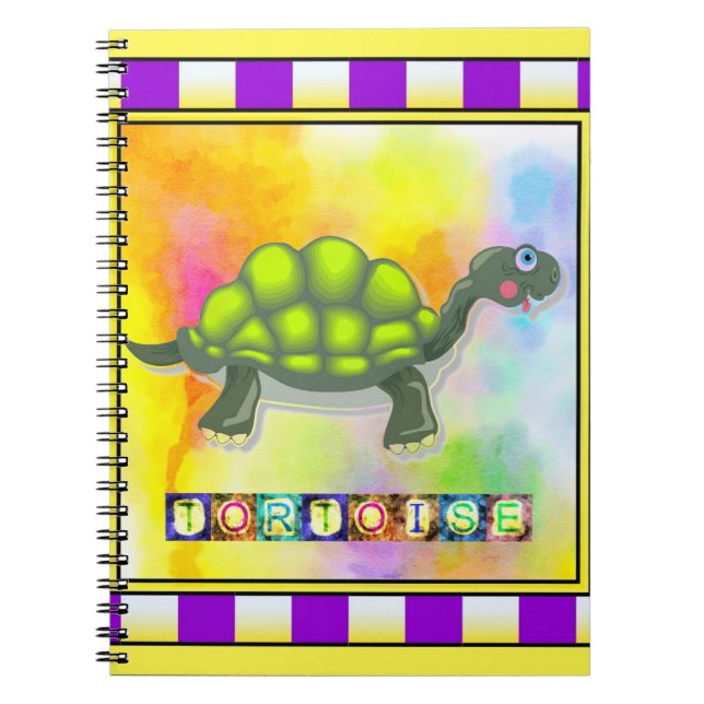 Turtle Spiral Notebook Notizblock (Vorderseite)