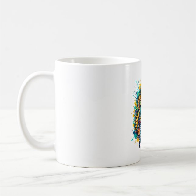 Turtle Sunflower Kaffeetasse (Links)