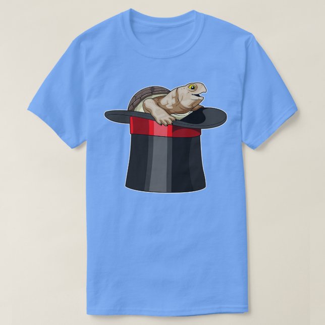 Turtle Wizard Top-Hut T-Shirt (Design vorne)