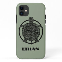 Turtle Zeichn - Wildlife Circle Series