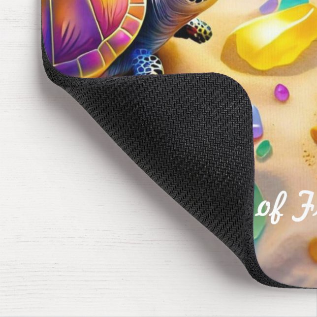 "Turtles at Play" Mousepad (Ecke)