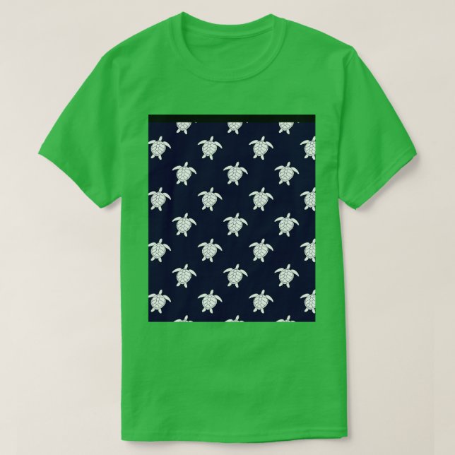 Turtles Pattern Graphic T-Shirt (Design vorne)