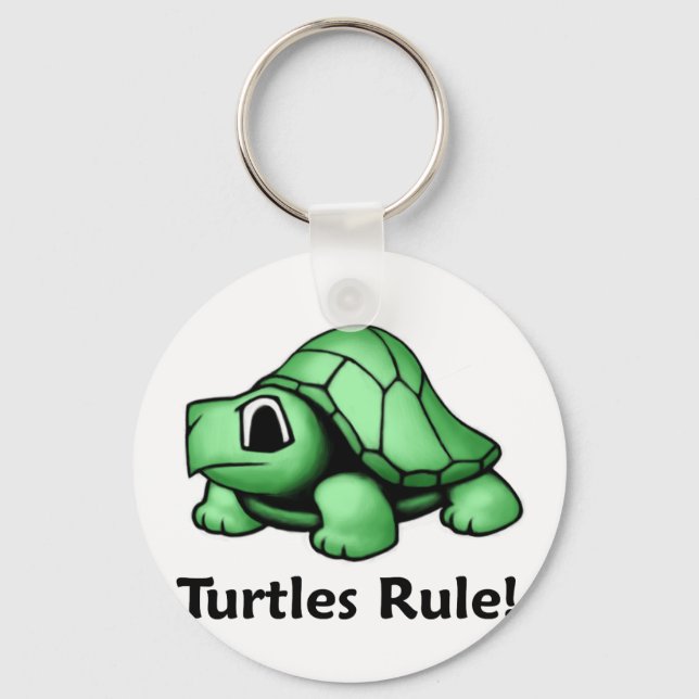 Turtles Regel! Schlüsselanhänger (Vorderseite)