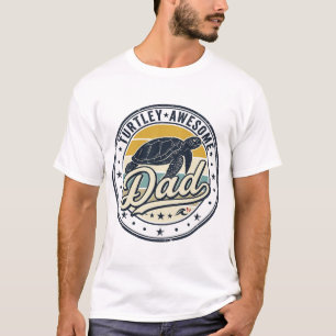 Turtley Awesome Papa Vintage Turtle-Shirt-Design_1 T-Shirt