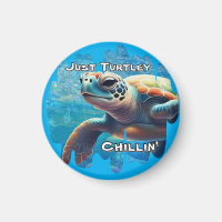 Turtley Chillin' Sea Turtle Nah-Up Friedlich Vibe