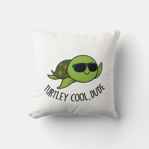 Turtley Cool Typ Funny Turtle Pub Kissen